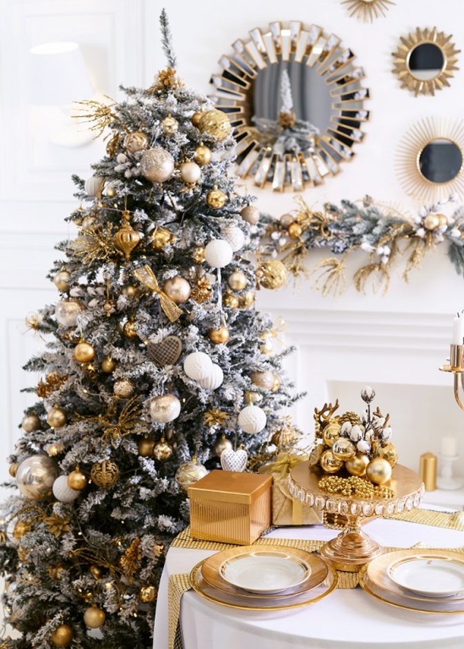 أفكار تجهيز وتزيين طاولة رأس السنة وأحدث اتجاهات الألوان