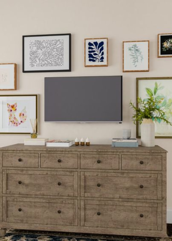 أفكار لتنسيق التلفزيون مع ديكور غرف المعيشة