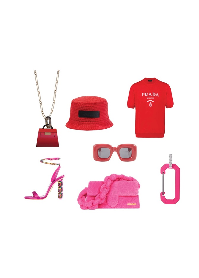 اللونان الأحمر والوردي شقيقان إليك سبل تنسيقهما بأروع الأكسسوارات من منصات عروض شتاء2023