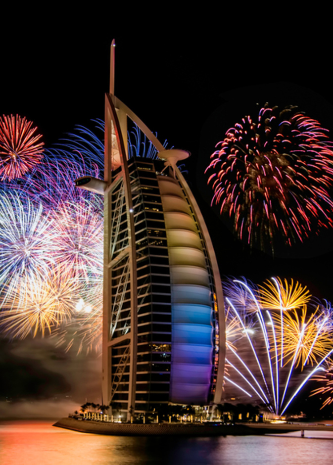 احتفالات العام الجديد في الإمارات