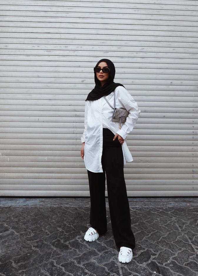 تنسيقات لا غنى عنها للمحجبات في البنطلون لمختلف المناسبات 