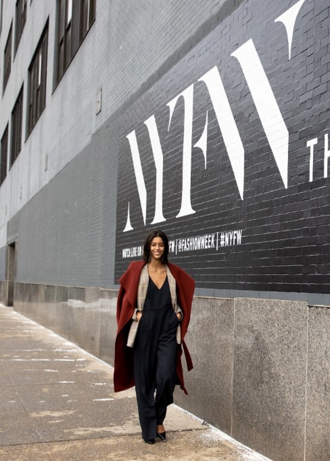 صورة من أحد عروض New York Fashion week