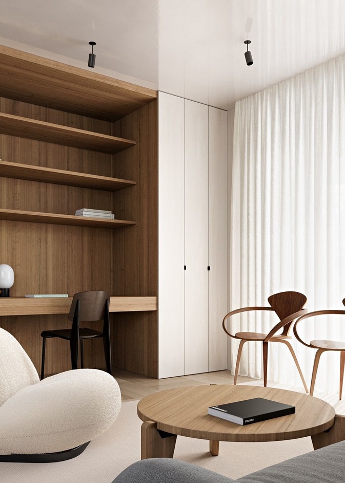 أثاث ناعم لغرفة معيشة minimalist