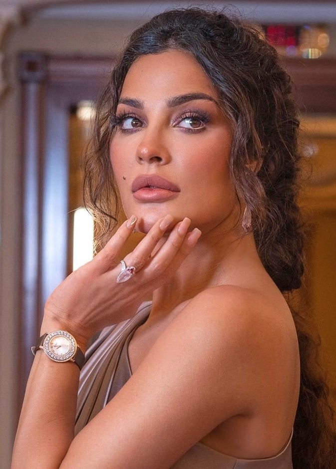 اجمل تسريحات شعر ومكياج نادين نجيم بمناسبة خطوبتها