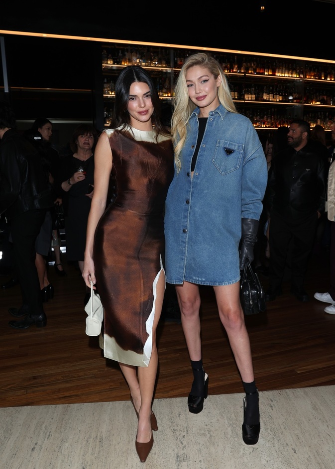 كيندال جينير وجيجي حديد تخطفان الأنظار في حفل Prada