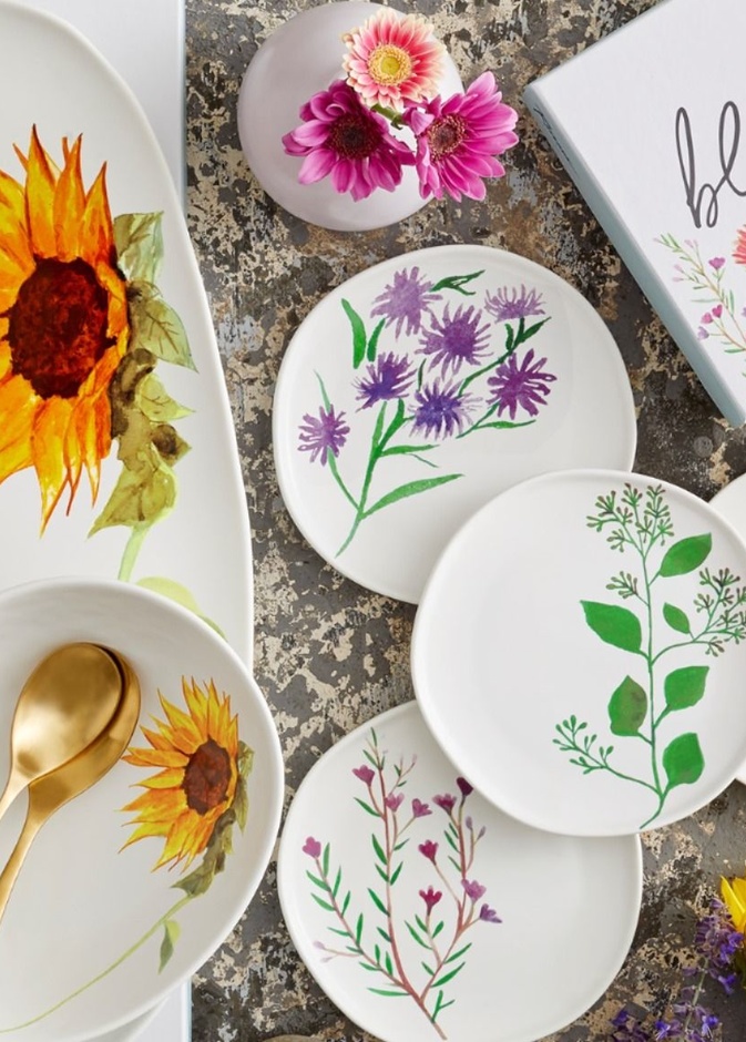 تصاميم أدوات مائدة لديكورات موائد ربيعية