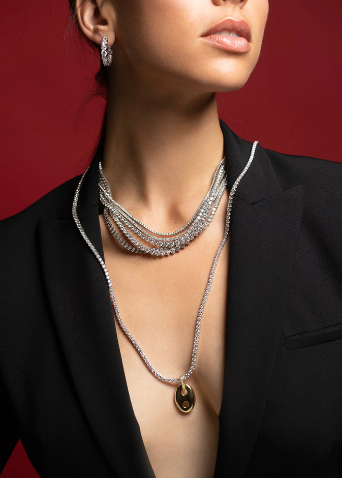 قلادة riviera diamond من موقع Marissa