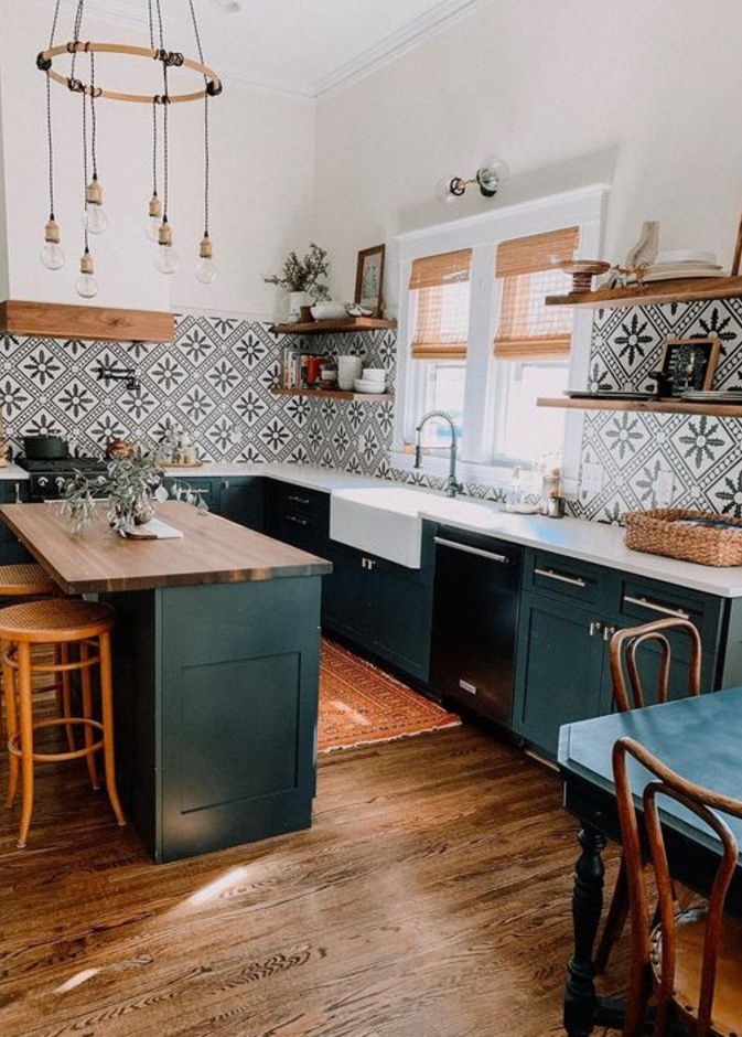 10 أفكار مطابخ على طراز البوهو مليئة بالحيوية والشخصية