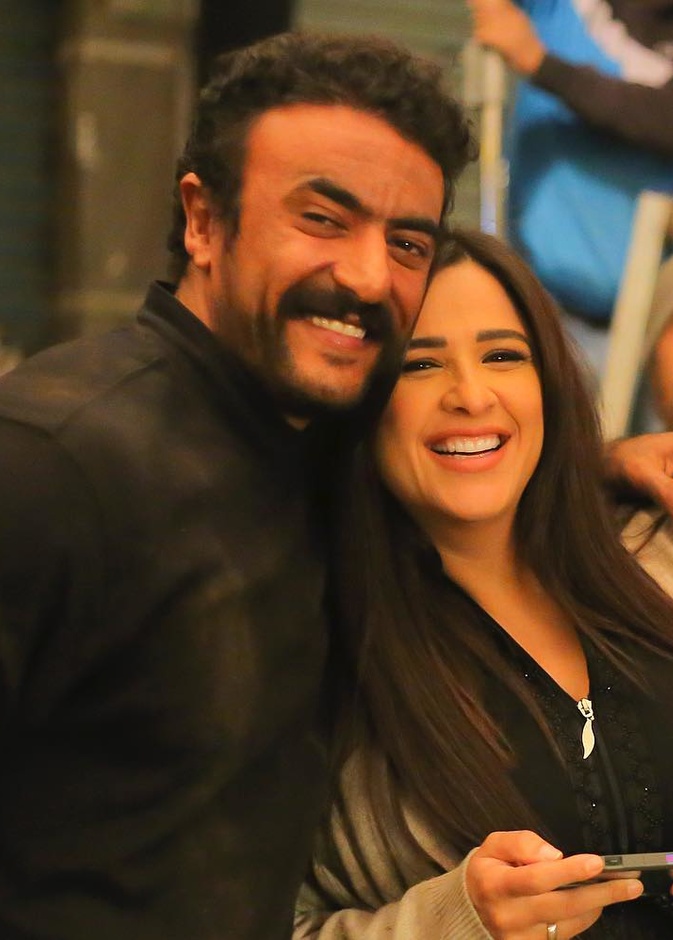ياسمين عبد العزيز وأحمد العوضي