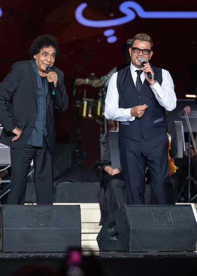عمرو دياب ومحمد منير