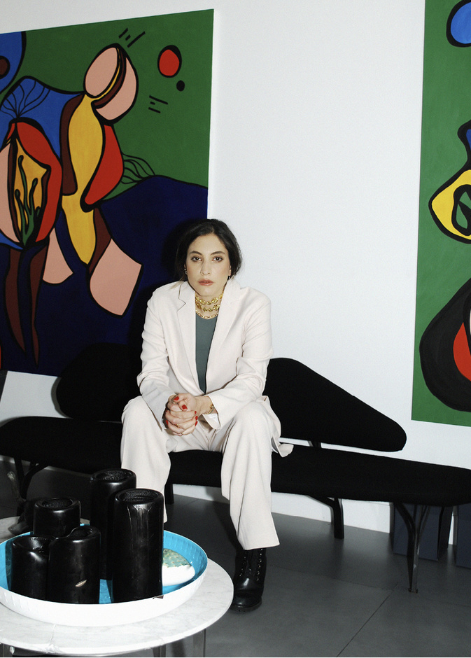 الرسامة اللبنانية ألكسندرا بيطار