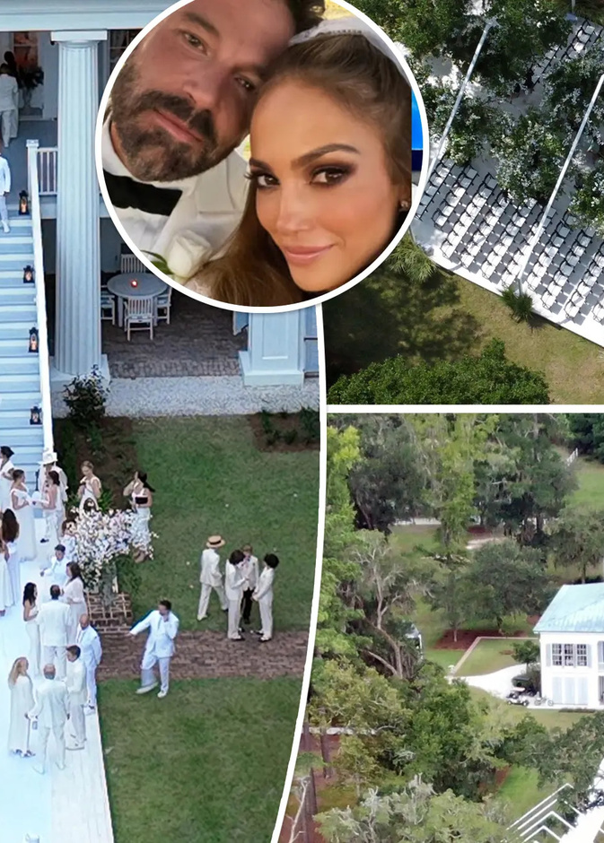 المنزل الذي شهد حفل زفافها على بن أفليك