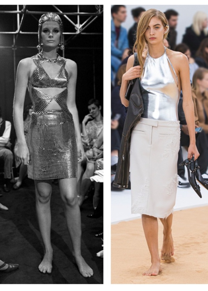 أزياء الميتالك تتصدر صيحات الموضة من عام 1966 وصولاً لصيف 2023