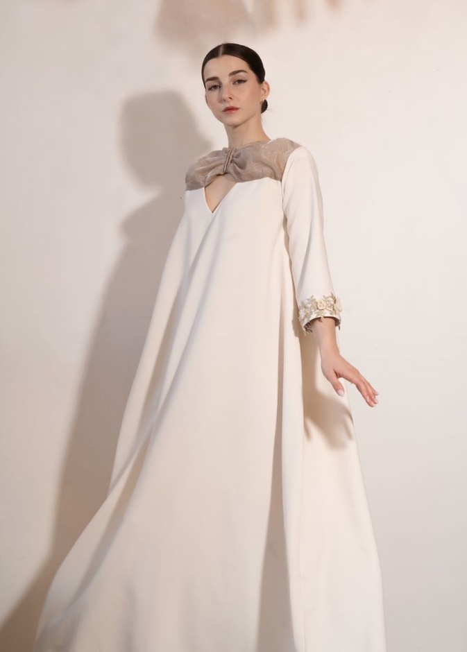 تصميم قفطان من مجموعة رمضان والعيد من المصممة الاء احمد