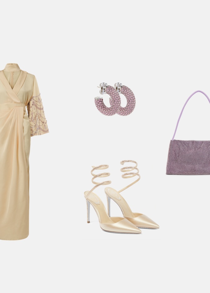 طريقة مزج عباية مطرزة مع الإكسسوارات المناسبة لعيد الفطر