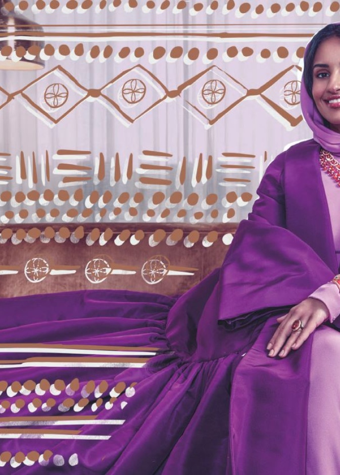 الأميرة لولوة بنت يزيد آل سعود بجلسة تصويرية خاصة بـ هي من تصوير جيوفاني سكواتريتي