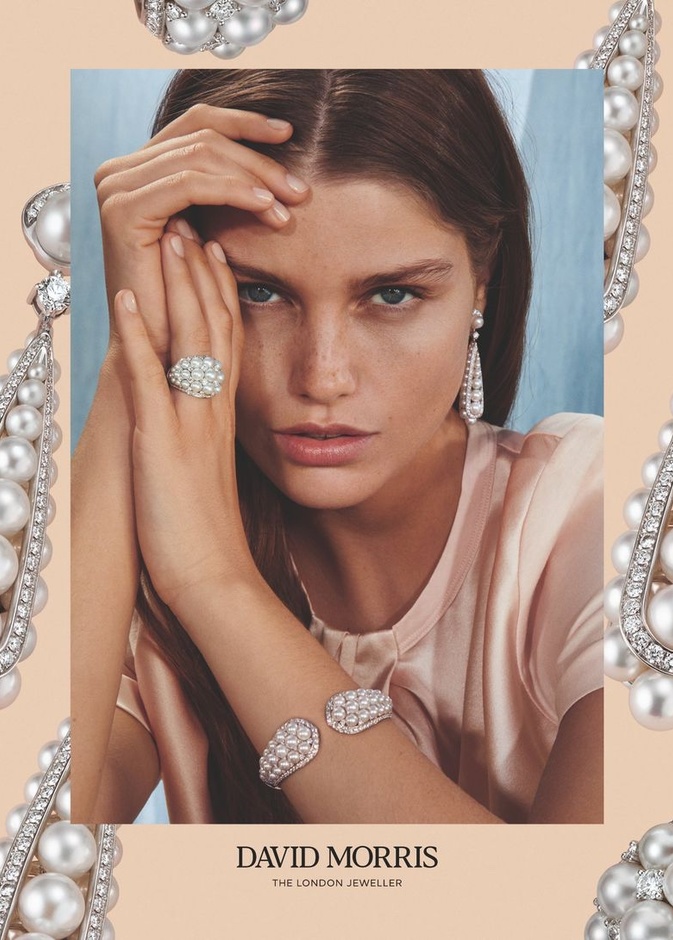 اللؤلؤ حجر يونيو في موديلات مجوهرات فاخرة