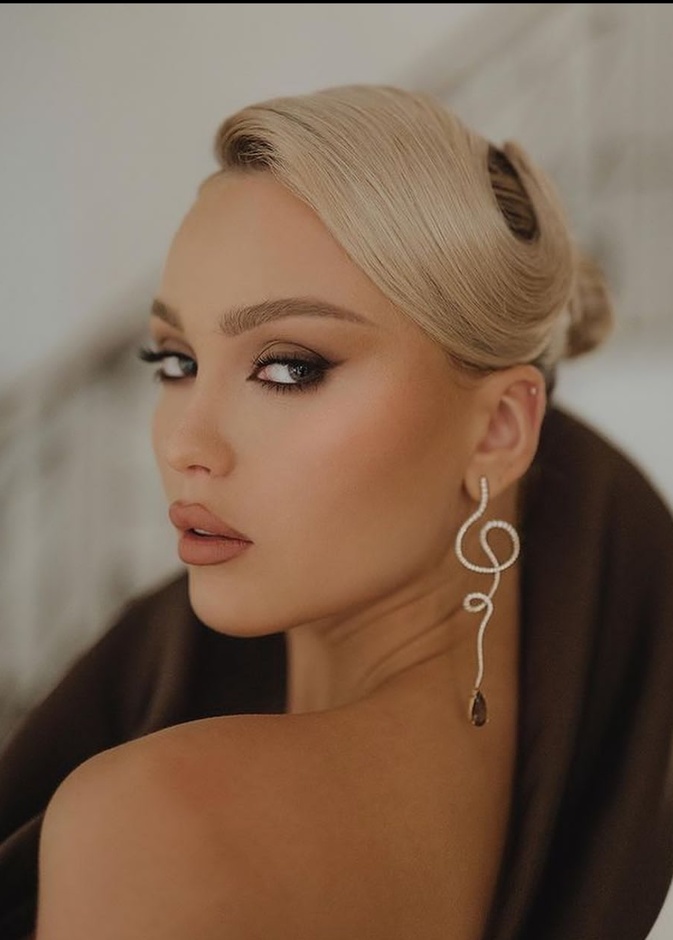 صورة لمكياج رومان إينك من حسابها على إينستغرام