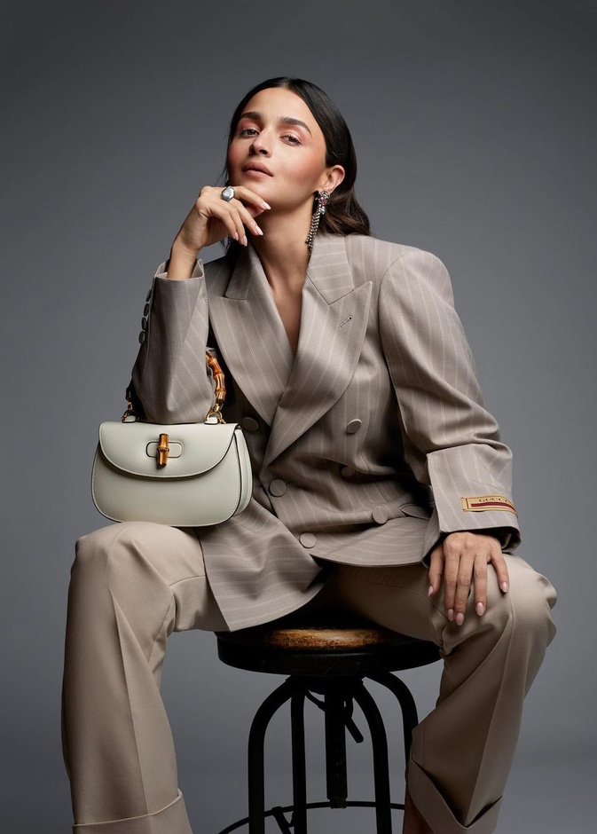 عليا بهات حقيبة Gucci Bamboo