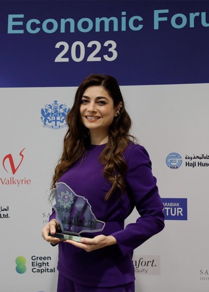 خطوة جديدة متميزة.. "هنيدة صيرفي" تشارك في المنتدى الاقتصادي الدولي "الرياض: مدينة المستقبل"