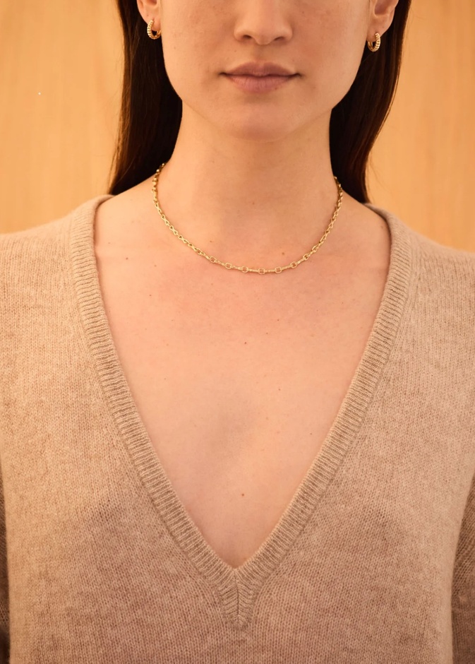 عقد ذهبي ناعم من شيرمان فيلد Sherman Field