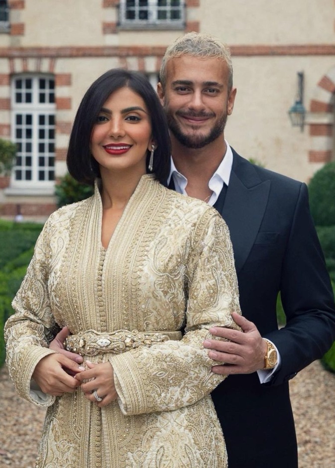 سعد لمجرد وزوجته