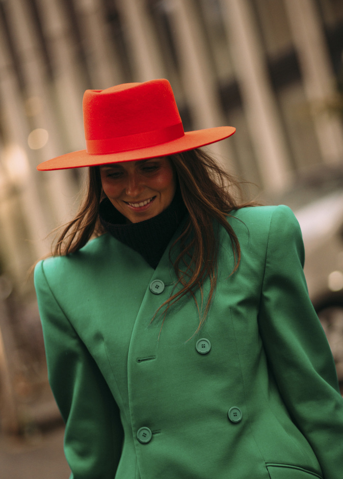 القبعة صيحة خريفية لافتة 