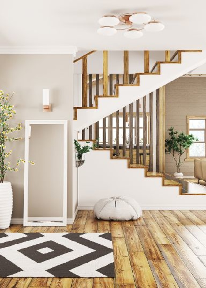 أفكار ديكورية لتصميم السلالم والممرات بمنزلك