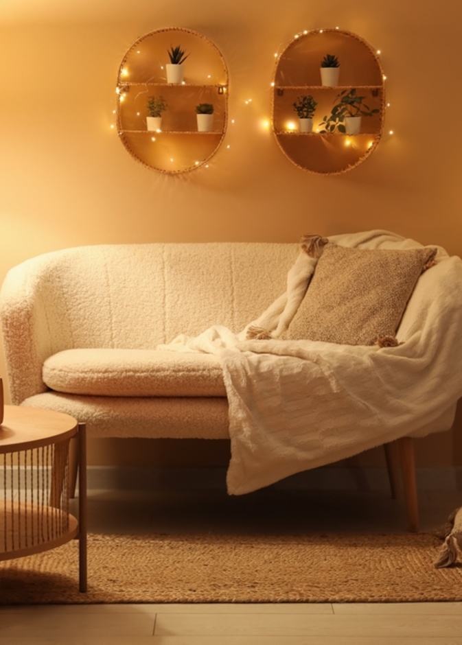 كيفية اختيار الإضاءة المناسبة لإضفاء جو دافئ ومريح في المنزل