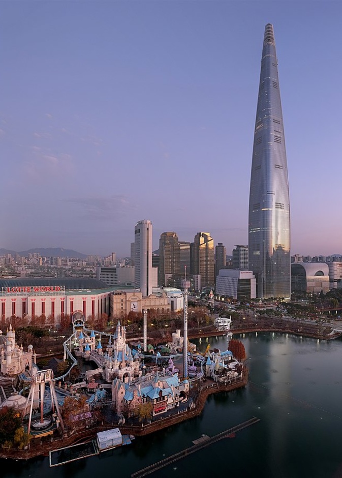 برج لوتي العالمي في كوريا الجنوبية بواسطة  kallerna