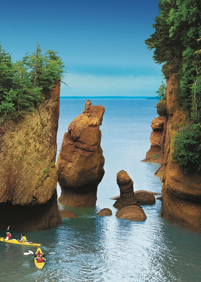 أقواس صخور هوبويل Hopewell Rocks، كندا