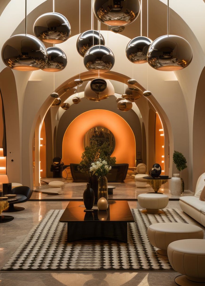 الأقواس في ديكورات منازل إسلامية