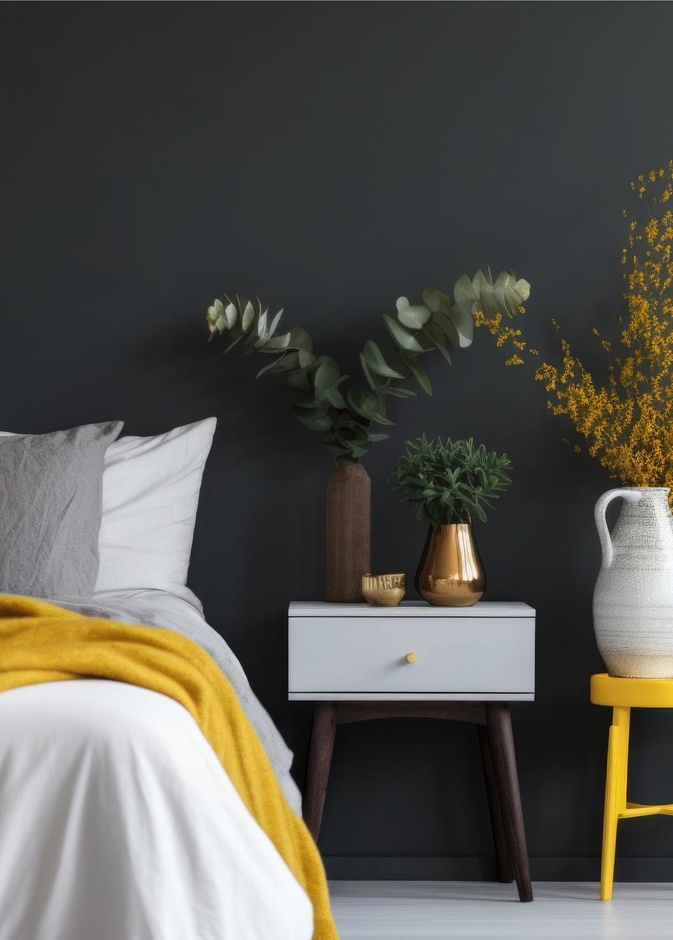 تصاميم طاولات جانبية لغرف النوم العصرية