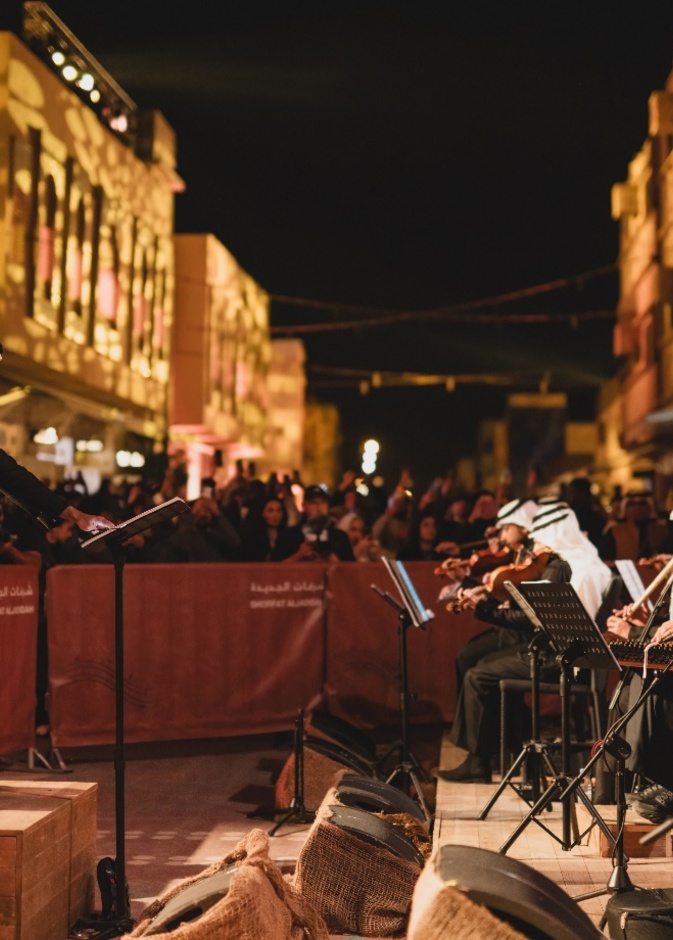 شرفات الجديدة والاوركسترا السعودية تزين انطلاق مهرجان شتاء طنطورة