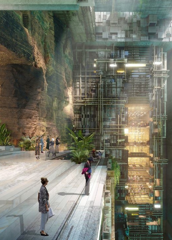 "أكويلم" وجهة مستقبلية فاخرة بين الجبال من نيوم 