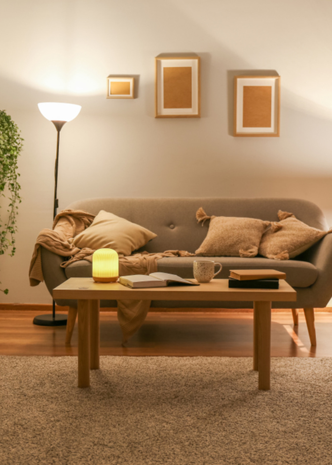 الإضاءة الصفراء تضفي الدفء على منزلك