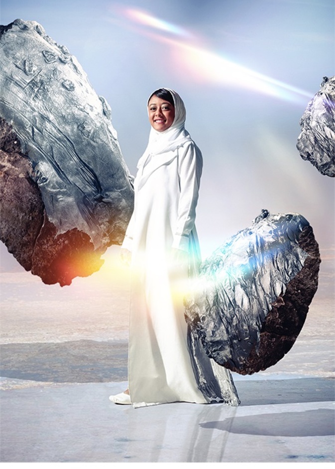 ريانة البرناوي ضمن 5 سعوديات ألهمن الشابات السعوديات الصورة خاصة بمجلة هي من تصوير KERTIN VASSAR