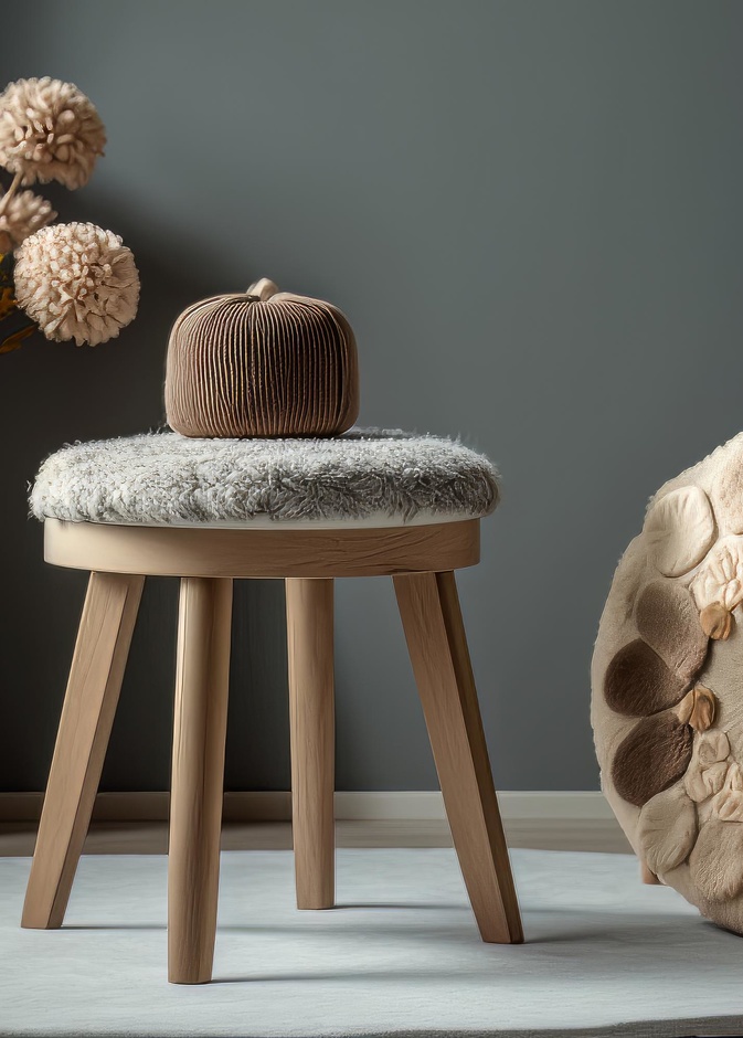 الفرو والخشب في تصاميم منزلك لهذا العام 2024