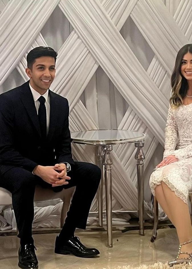 صورة من حفل قراءة فاتحة ليلى زاهر وهشام جمال وتحول الصداقة إلى حب