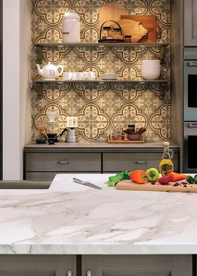 كل ما تريدين معرفته عن أسطح عمل "كونترتوب" البورسلين .. أحدث اتجاهات المطابخ