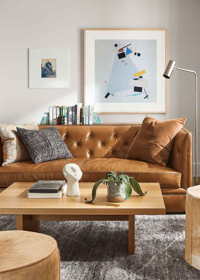 نصائح لإدخال الجلد في ديكور المنزل الحديث