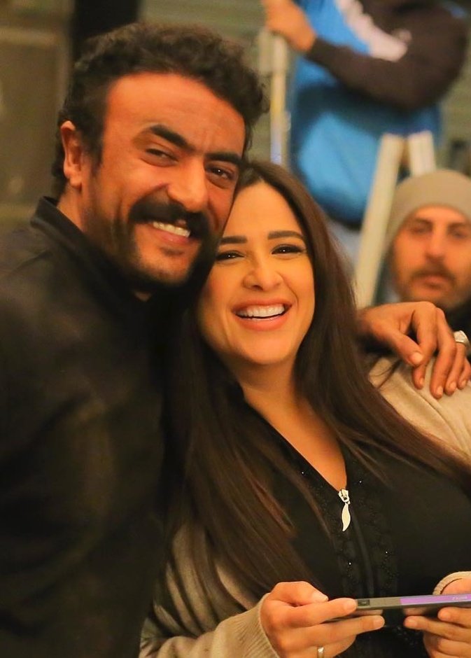 ياسمين عبد العزيز وأحمد العوضي