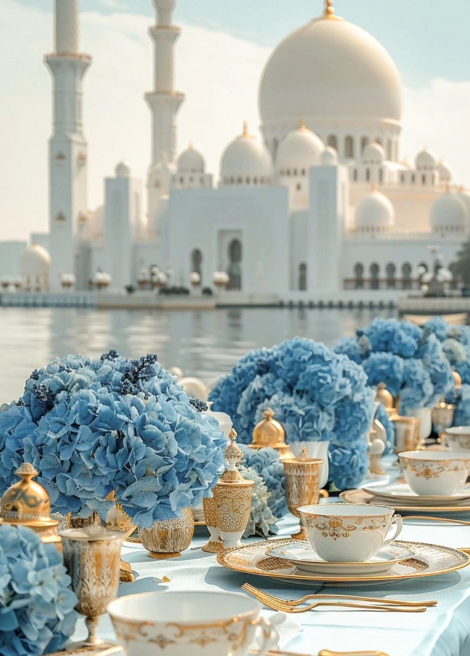 نظمي حفل زفافك باللون الأزرق من عالم المحيطات وبين أحضان الطبيعة