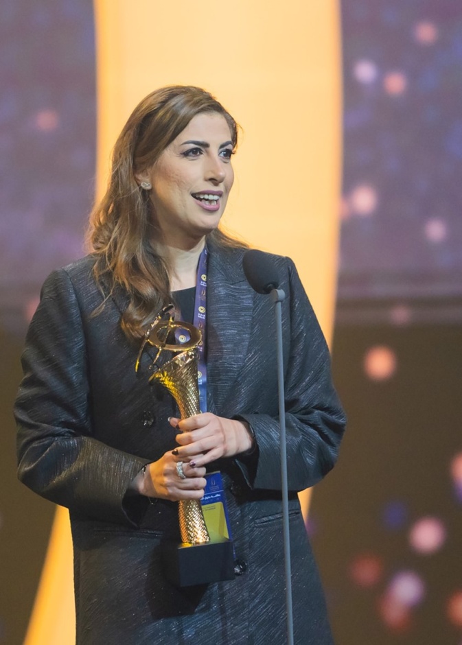 هناء العمير تفوز بجائزة أفضل نص