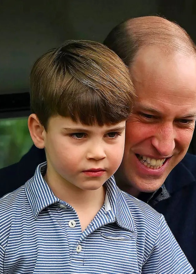 روتين رائع للأمير وليام مع الأمير لويس قبل النوم