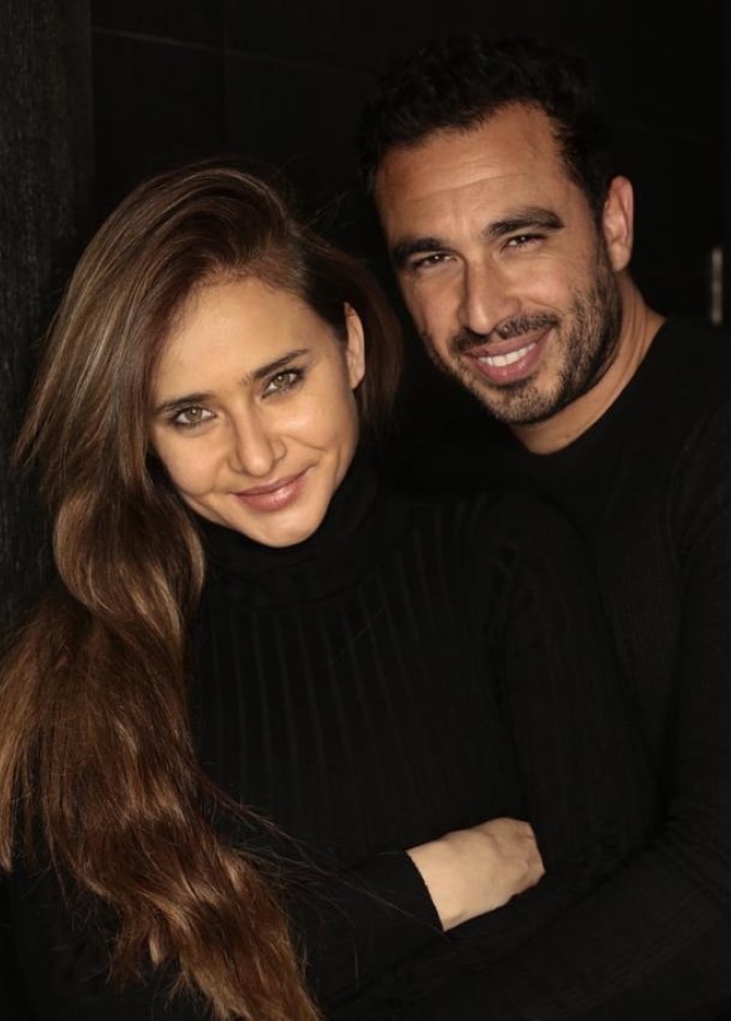 نيللي كريم وهشام عاشور