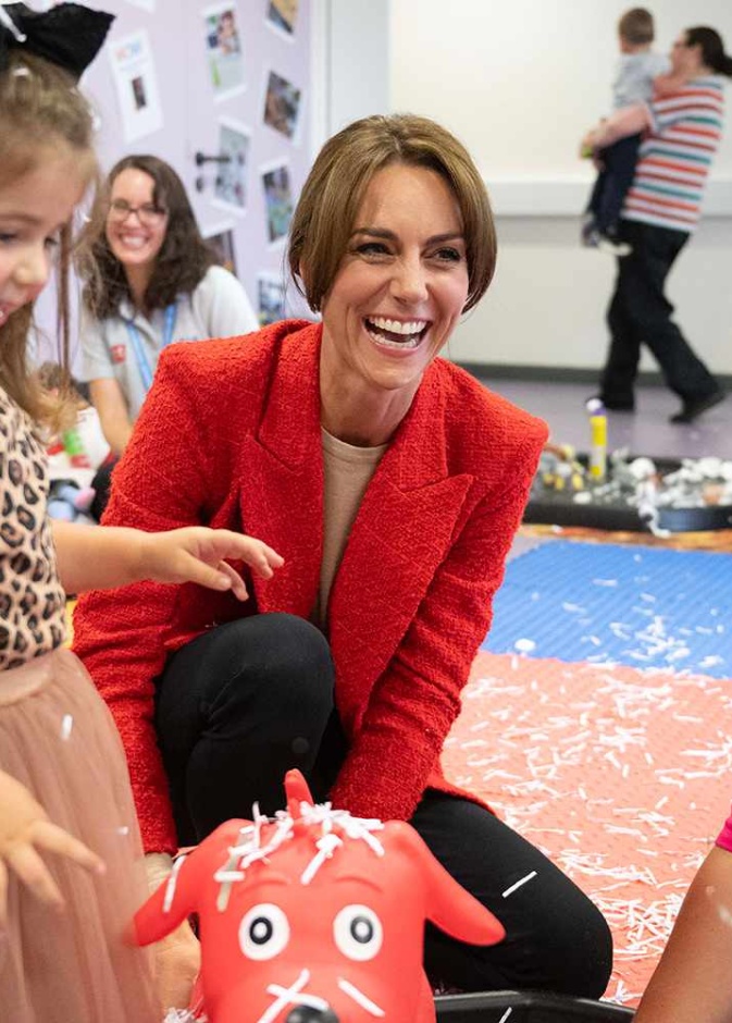 أميرة ويلز كيت ميدلتون متحمسة بعد إطلاعها على تقرير الطفولة المبكرة