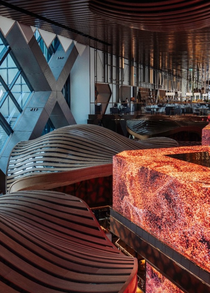 الفنان جيسي وولستون يكشف عن عمله الفني الرقمي في  "ذا لينك" في منتجع ون آند أونلي ون زعبيل