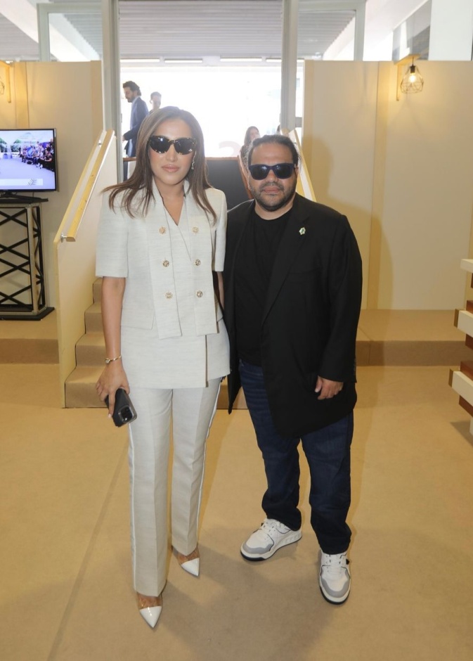 الأستاذة جمانا الراشد والمخرج توفيق الزايدي