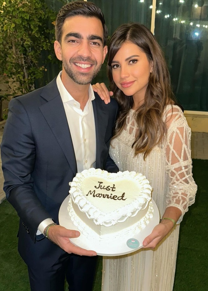 من عقد قران سارة مراد 